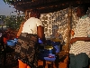 Bamenda breakfast stand serving rice and beans