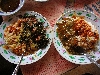 Rice and okra, rice and greens