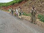 Group along Hwy 3, near Adis Zemen, Ethiopia