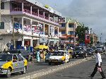 Ghana, Koforidua, main street