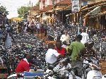 Ghana, Kumasi, bicycle market