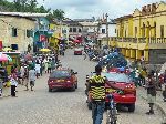 Ghana, Elmina, main street, 2011