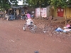Girl bicycling, Koulikoro Mali