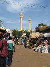 Market and Grand Mosque, Bamako Mali