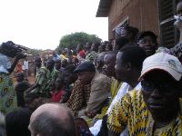 Abomey, Benin, Family Ancstors Ceremony, elders / audience