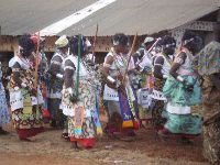 Abomey, Benin, Women's Society (Amazons) ceremony