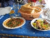 Tunisian salad, white beans and French bread