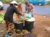 Selling roasted corn