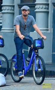Leonardo Dicaprio bicycling