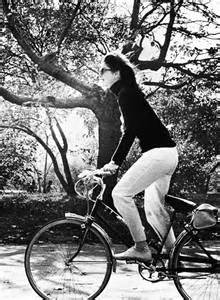 Jackie Kennedy bicycling