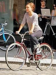 Natalie Portman bicycle