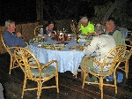 Drotsky's dining room, Shakawe Botswan