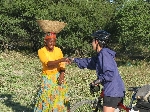women with a basket, Etsha Botswana