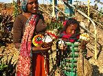 Curio sellers, Debre Libanos, Ethiopia