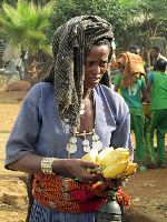 banana seller, Merawi, Ethiopia
