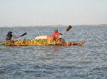 Tankwa boats (made from papyrus), Lake Tana, Ethiopia