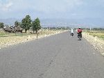Flat road, Hwy 3, north of Woreta, Ethiopia