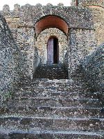 Exterior stairs, Fasilidas Castle, Royal Enclosure, Fasil Ghebbi, Gondar, Ethiopia