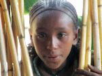 Girl, Gashena-Lalibela road, Ethiopia