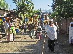 Religious prossession, Lalibela, Ethiopia