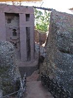 Bet Medhane-Alem (rock hewn church), Lalibela, Ethiopia