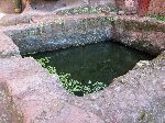 Baptismal pool or fertility pond at Bet Maryam (rock hewn church), Lalibela, Ethiopia