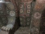 Ceiling, Interior, Bet Maryam (rock hewn church), Lalibela, Ethiopia