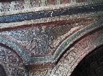 Double eagle, Interior detail, Bet Maryam (rock hewn church), Lalibela, Ethiopia