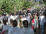 Religious prossession, Lalibela, Ethiopia