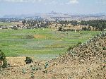 Plateau and town of Dabat, Simien Mountains, Ethiopia