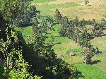 Homestead below the escarpment, Simien Mountains, Ethiopia