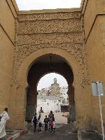 Medina wall and gate, Casablanca, Morocco