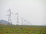 Transmission power lines, Tinghir to Tinejdad road, Morocco