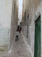 Narrow street, medina, Sefrou, Morocco