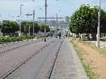 Tram line, Rabat-Sale, Morocco