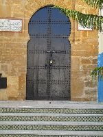 Fancy door, Kasbah of the Udayas, Rabat, Morocco