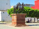 Horse sculpture, Central square, Khemisset, Morocco