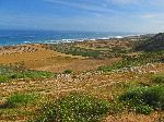 Farm and ocean, Oualidia to Cape Beddouza, Morocco