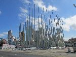 Wall of flags, anit-imperialism plaza, Havana