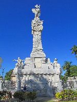 Firefighter's memorial, Colon Cemetery, Havana