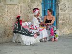 Cuban fortune teller, Cathedral Square, Vieja Havana, Cuba