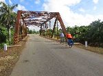Rural road, with bridge, Cuba