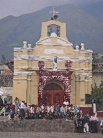 Inty Raymi festival in the main square of Peguche.