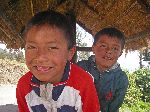 Two young boys, San Clemente, Ecuador