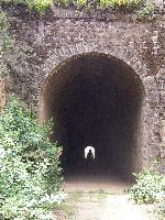 Cayambe rail trail tunnel