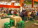 Ecuador, Banos: central market stalls