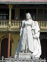 The Queen, in front of The High Court, Georgetown, Guyana