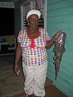 A freshly caught fish, Rockstone, Guyana