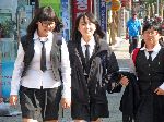 School girls, Gimcheon