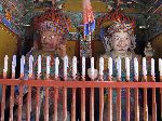 Chenwangum gate honors the four Devas, Woljeongsa